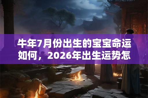 牛年7月份出生的宝宝命运如何，2026年出生运势怎样