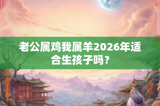 老公属鸡我属羊2026年适合生孩子吗? 老公属鸡我属羊2026年适合生孩子吗?