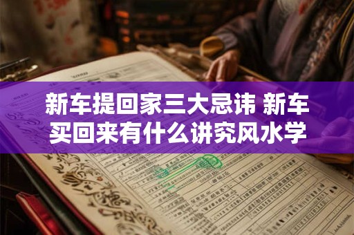 新车提回家三大忌讳 新车买回来有什么讲究风水学