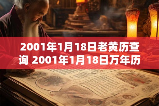 2001年1月18日老黄历查询 2001年1月18日万年历黄道吉日 2001年1月18日老黄历查询 2001年1月18日万年历黄道吉日