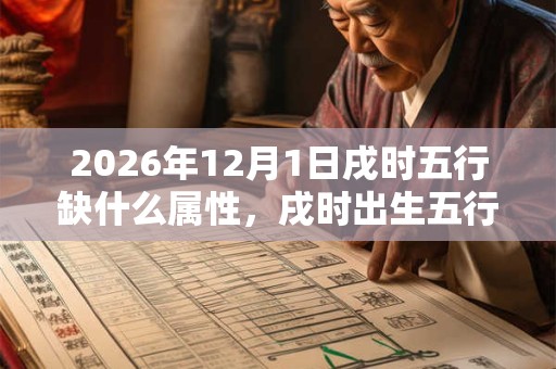 2026年12月1日戌时五行缺什么属性，戌时出生五行缺什么