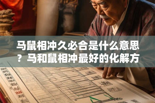 马鼠相冲久必合是什么意思？马和鼠相冲最好的化解方法