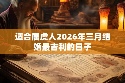 适合属虎人2026年三月结婚最吉利的日子