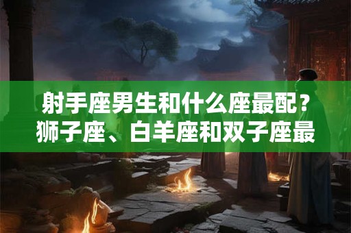 射手座男生和什么座最配？狮子座、白羊座和双子座最佳拍档