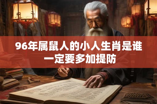 96年属鼠人的小人生肖是谁 一定要多加提防