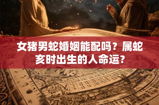 女猪男蛇婚姻能配吗？属蛇亥时出生的人命运？