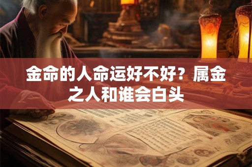 金命的人命运好不好？属金之人和谁会白头