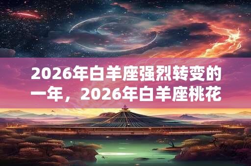 2026年白羊座强烈转变的一年，2026年白羊座桃花运