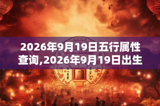 2026年9月19日五行属性查询,2026年9月19日出生五行属什么