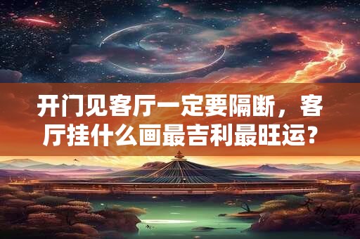 开门见客厅一定要隔断，客厅挂什么画最吉利最旺运？