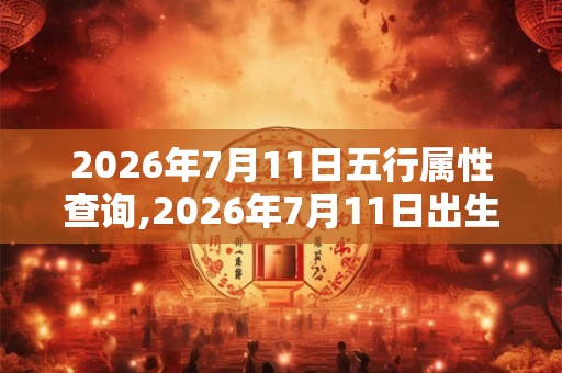 2026年7月11日五行属性查询,2026年7月11日出生五行属什么
