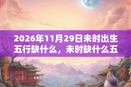 2026年11月29日未时出生五行缺什么,未时缺什么五行 2026年11月29日未时出生五行缺什么,未时缺什么五行