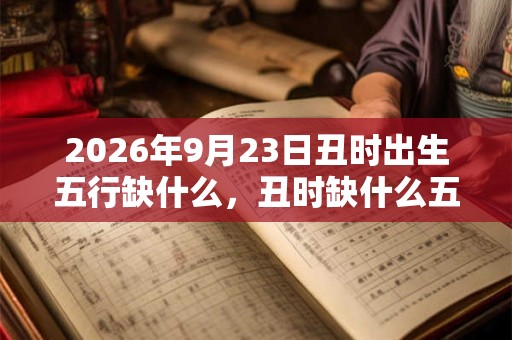 2026年9月23日丑时出生五行缺什么，丑时缺什么五行