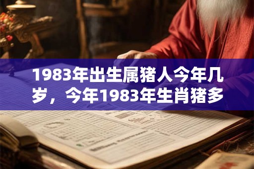 1983年出生属猪人今年几岁,今年1983年生肖猪多大 1983年出生属猪人今年几岁,今年1983年生肖猪多大
