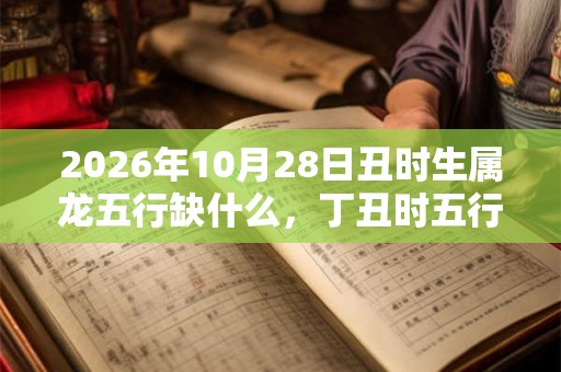 2026年10月28日丑时生属龙五行缺什么，丁丑时五行缺什么