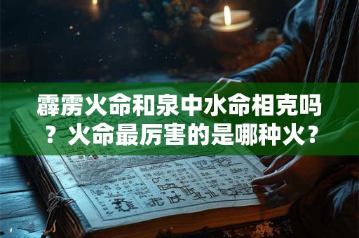 霹雳火命和泉中水命相克吗?火命最厉害的是哪种火? 霹雳火命和泉中水命相克吗?火命最厉害的是哪种火?