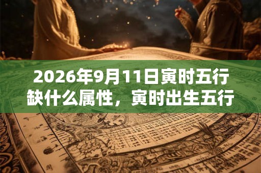 2026年9月11日寅时五行缺什么属性，寅时出生五行缺什么