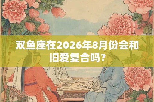 双鱼座在2026年8月份会和旧爱复合吗? 双鱼座在2026年8月份会和旧爱复合吗?