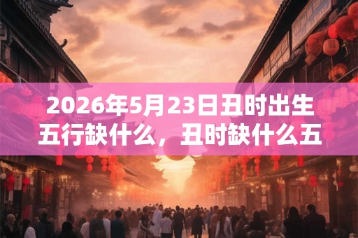 2026年5月23日丑时出生五行缺什么，丑时缺什么五行