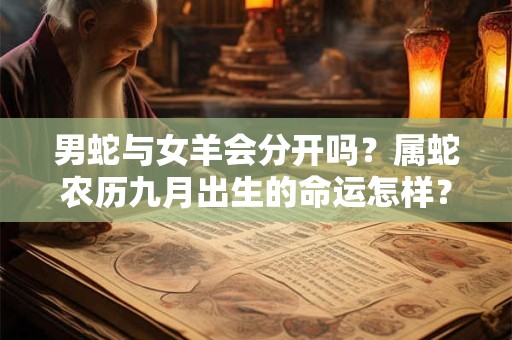 男蛇与女羊会分开吗?属蛇农历九月出生的命运怎样? 男蛇与女羊会分开吗?属蛇农历九月出生的命运怎样?