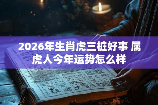 2026年生肖虎三桩好事 属虎人今年运势怎么样
