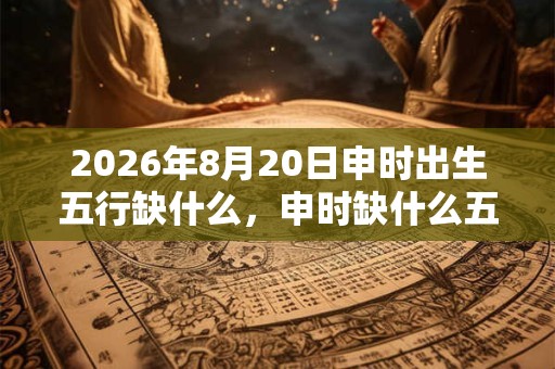 2026年8月20日申时出生五行缺什么，申时缺什么五行