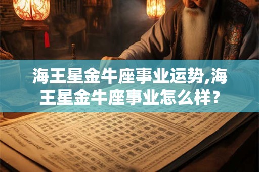 海王星金牛座事业运势,海王星金牛座事业怎么样? 海王星金牛座事业运势,海王星金牛座事业怎么样?