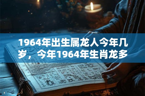 1964年出生属龙人今年几岁，今年1964年生肖龙多大