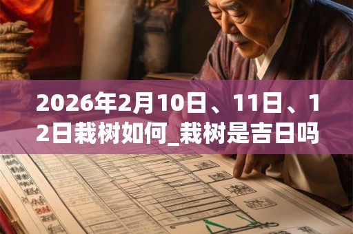 2026年2月10日、11日、12日栽树如何_栽树是吉日吗