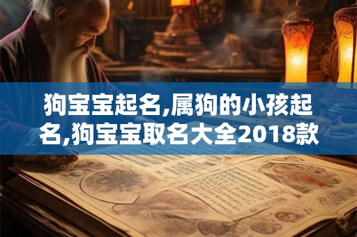 狗宝宝起名,属狗的小孩起名,狗宝宝取名大全2018款