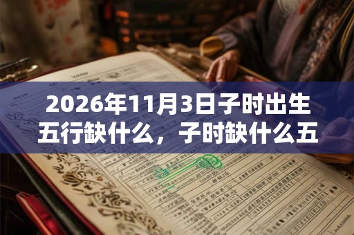2026年11月3日子时出生五行缺什么，子时缺什么五行