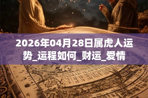2026年04月28日属虎人运势_运程如何_财运_爱情 2026年04月28日属虎人运势_运程如何_财运_爱情