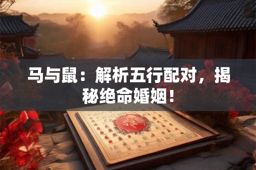 马与鼠：解析五行配对，揭秘绝命婚姻！