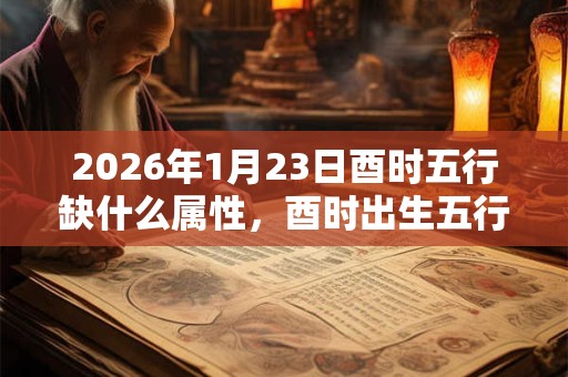 2026年1月23日酉时五行缺什么属性，酉时出生五行缺什么