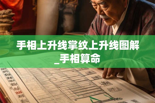 手相上升线掌纹上升线图解_手相算命