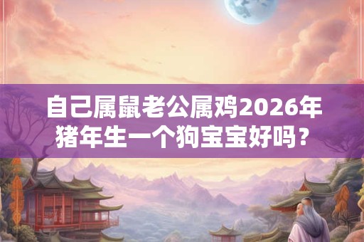 自己属鼠老公属鸡2026年猪年生一个狗宝宝好吗？
