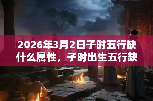 2026年3月2日子时五行缺什么属性，子时出生五行缺什么