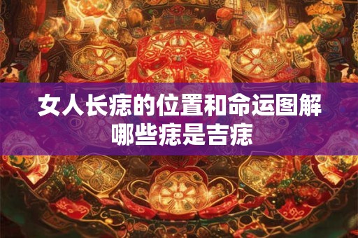 女人长痣的位置和命运图解 哪些痣是吉痣