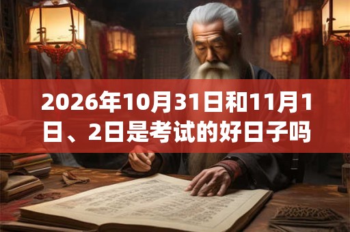 2026年10月31日和11月1日、2日是考试的好日子吗_考试可以吗