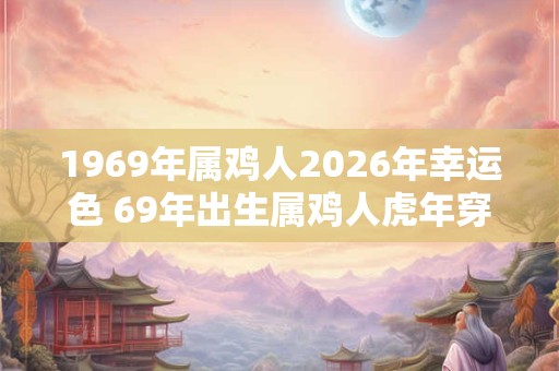 1969年属鸡人2026年幸运色 69年出生属鸡人虎年穿什么颜色衣服好