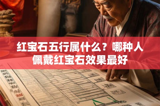 红宝石五行属什么？哪种人佩戴红宝石效果最好