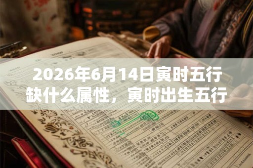2026年6月14日寅时五行缺什么属性,寅时出生五行缺什么 2026年6月14日寅时五行缺什么属性,寅时出生五行缺什么