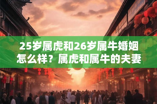 25岁属虎和26岁属牛婚姻怎么样？属虎和属牛的夫妻关系分析