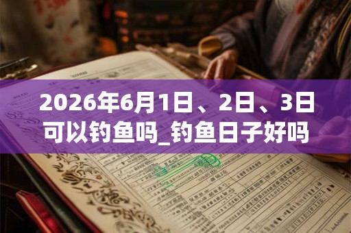 2026年6月1日、2日、3日可以钓鱼吗_钓鱼日子好吗 2026年6月1日、2日、3日可以钓鱼吗_钓鱼日子好吗