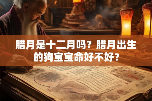 腊月是十二月吗?腊月出生的狗宝宝命好不好? 腊月是十二月吗?腊月出生的狗宝宝命好不好?