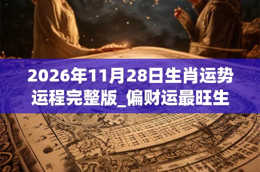 2026年11月28日生肖运势运程完整版_偏财运最旺生肖