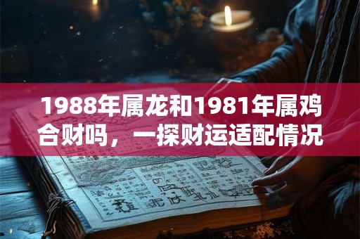 1988年属龙和1981年属鸡合财吗，一探财运适配情况