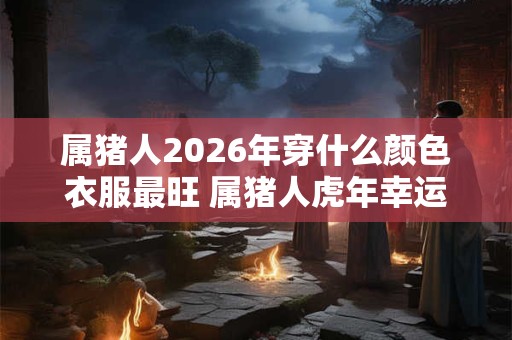 属猪人2026年穿什么颜色衣服最旺 属猪人虎年幸运色是什么
