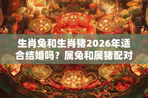 生肖兔和生肖猪2026年适合结婚吗？属兔和属猪配对如何
