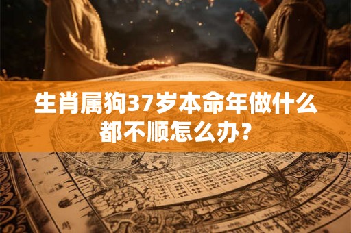 生肖属狗37岁本命年做什么都不顺怎么办？